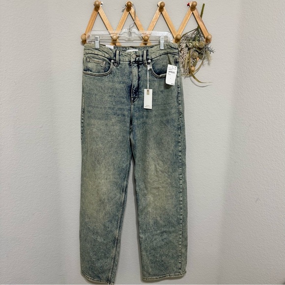 NWT! Good American Good 90s Mid Rise Baggy Jeans Size 8/29 - Picture 5 of 10